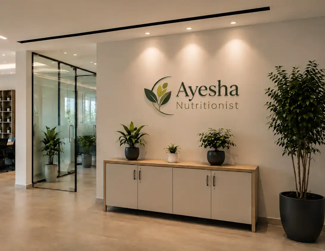 Ayesha Nutritionist personal brand and website project